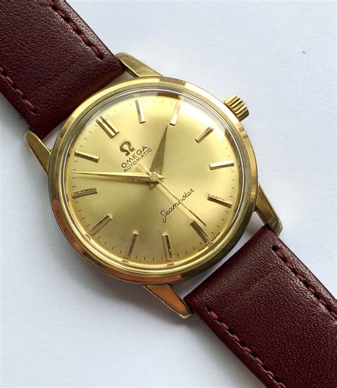 omega seamaster gold|omega seamaster gold vintage price.